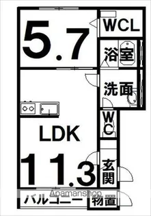 belle ville(ベルヴィル)【3階】の間取り